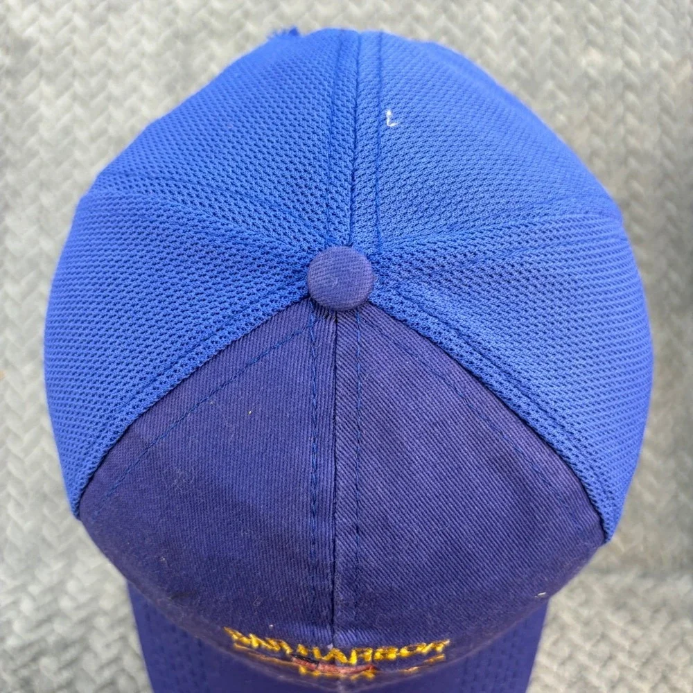 HitWear Bar Harbor USA Blue Mesh Back Souvenir Baseball Hat Oars Flag